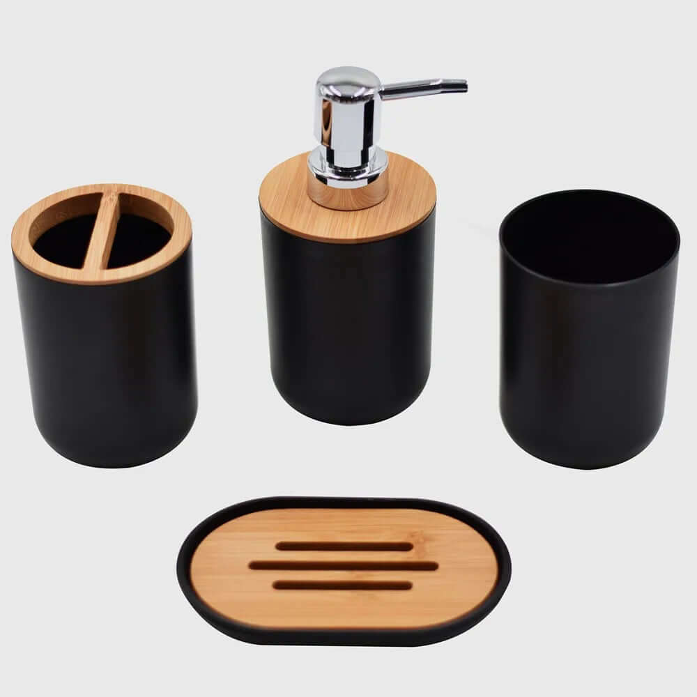 Conjunto de Acessórios de Banheiro, 4PCS | Design Moderno e Durável