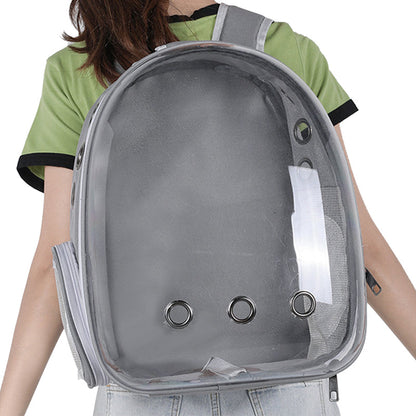 Bolsa transparente para pets